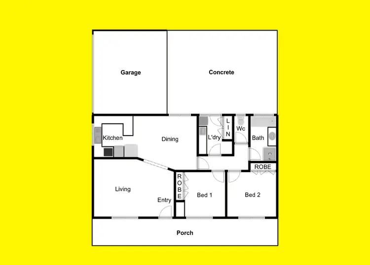 Floorplan of Homely house listing, 2/9 Langtree Parade, Mildura VIC 3500