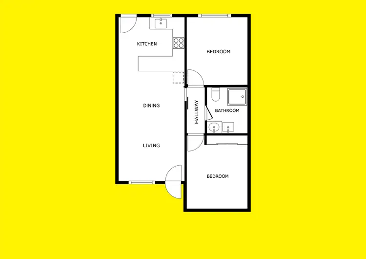 Floorplan of Homely unit listing, 3/875 Fifteenth Street, Mildura VIC 3500