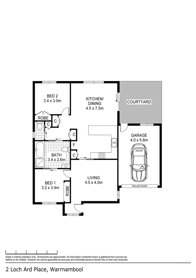 Floorplan of Homely house listing, 2 Loch Ard Place, Warrnambool VIC 3280