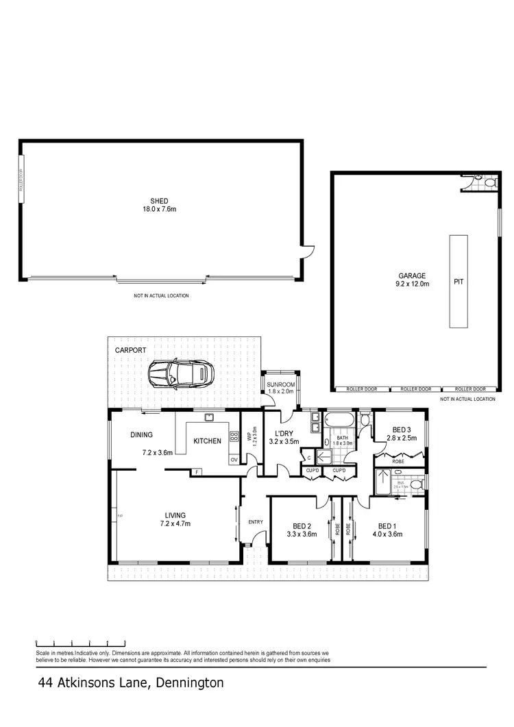 Floorplan of Homely house listing, 44 Atkinsons Lane, Warrnambool VIC 3280