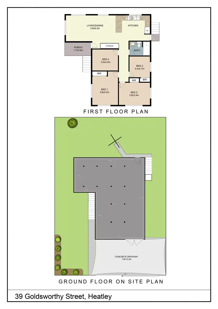Floorplan of Homely house listing, 39 Goldsworthy Street, Heatley QLD 4814