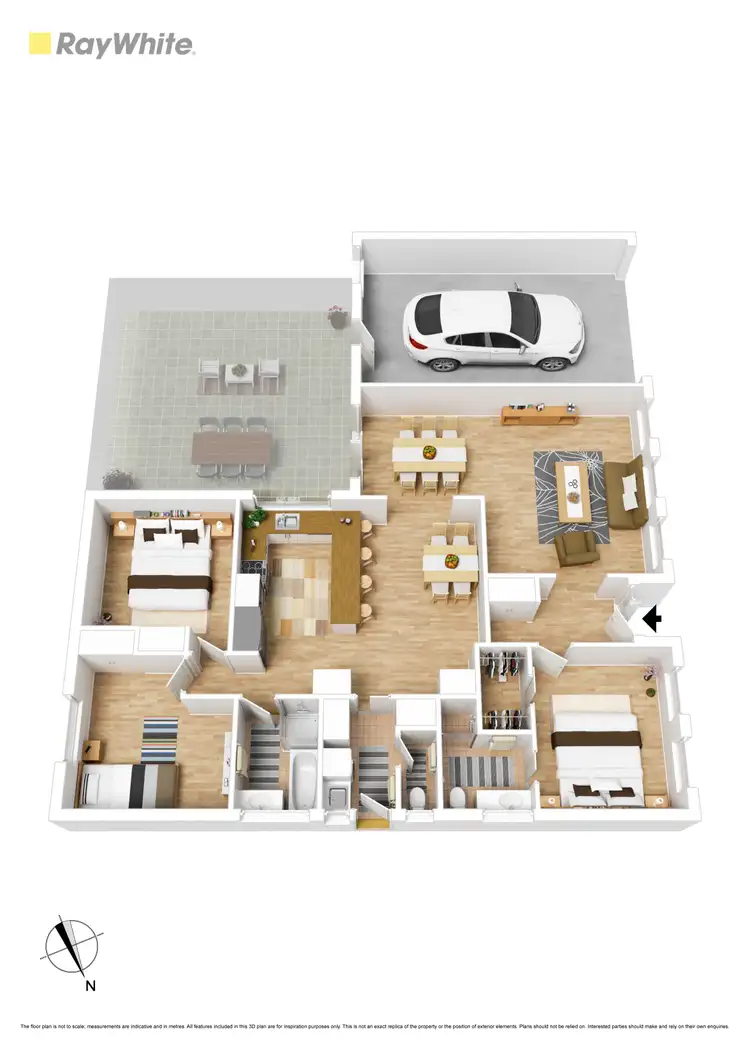 Floorplan of Homely house listing, 24 Lyrebird Drive, Carrum Downs VIC 3201