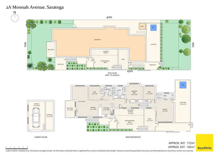 Floorplan of Homely house listing, 2a Moonah Avenue, Saratoga NSW 2251