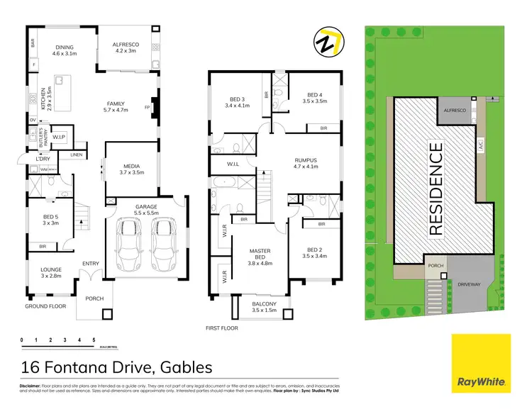 Floorplan of Homely house listing, 16 Fontana Drive ( Gables), Box Hill NSW 2765