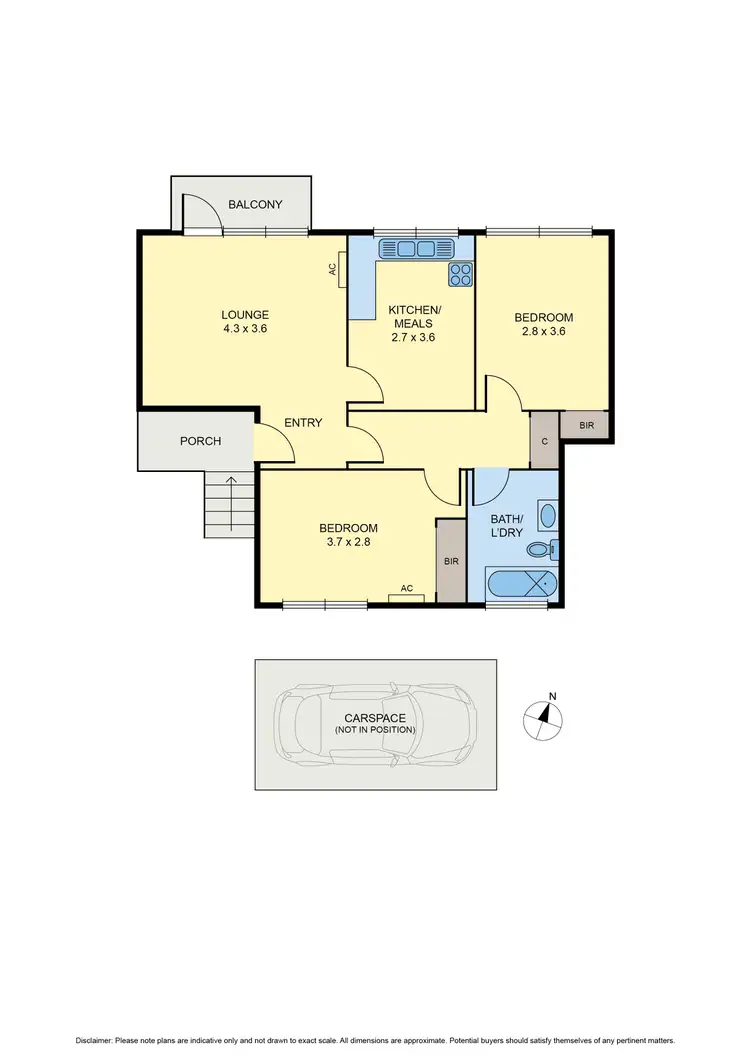 Floorplan of Homely apartment listing, 11/49 Coonans Road, Pascoe Vale South VIC 3044