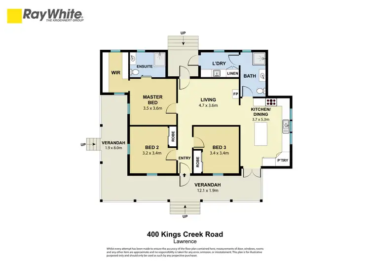 Floorplan of Homely rural property listing, 400 Kings Creek Road, Lawrence NSW 2460