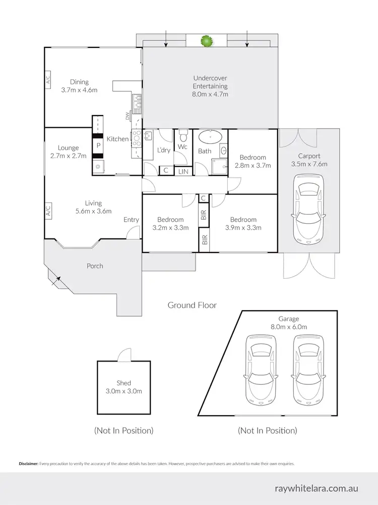 Floorplan of Homely house listing, 12 Lime Crescent, Lara VIC 3212