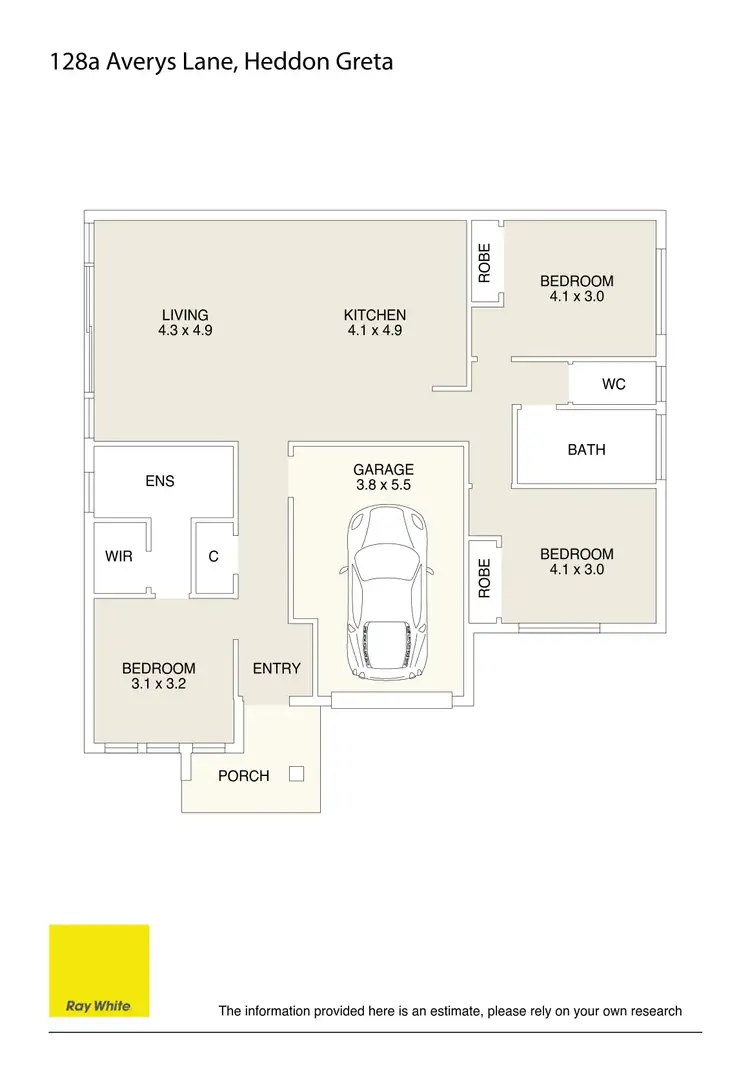 Floorplan of Homely house listing, 128 Averys Lane, Heddon Greta NSW 2321