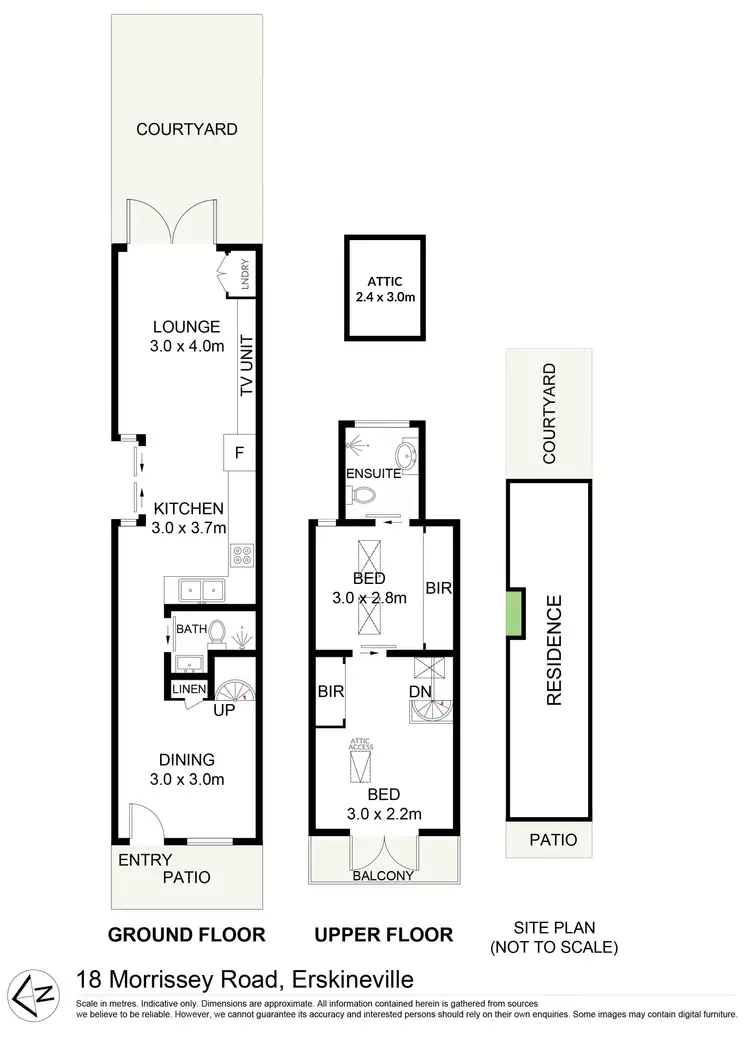 Floorplan of Homely house listing, 18 Morrissey Road, Erskineville NSW 2043