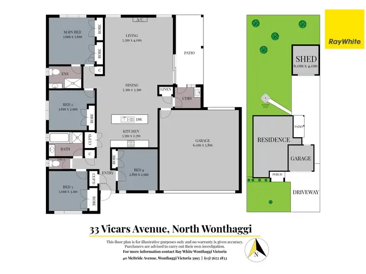 Floorplan of Homely house listing, 33 Vicars Avenue, North Wonthaggi VIC 3995