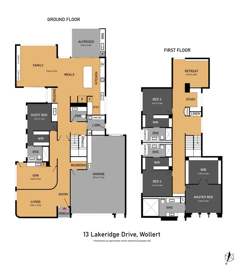 Floorplan of Homely house listing, 13 Lakeridge Drive, Wollert VIC 3750