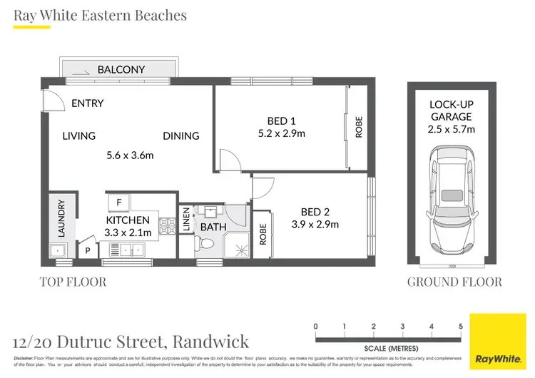 Floorplan of Homely apartment listing, 12/20 Dutruc Street, Randwick NSW 2031