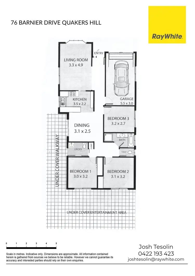 Floorplan of Homely house listing, 76 Barnier Drive, Quakers Hill NSW 2763