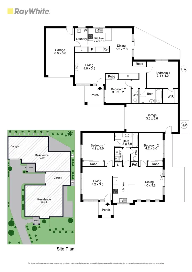 Floorplan of Homely unit listing, 1-2/133 Warrandyte Road, Langwarrin VIC 3910