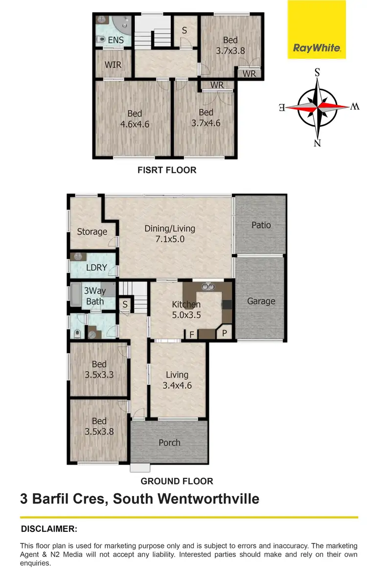 Floorplan of Homely house listing, 3 Barfil Crescent, South Wentworthville NSW 2145