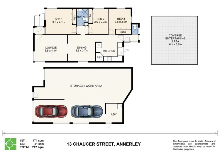 Floorplan of Homely house listing, 13 Chaucer Street, Moorooka QLD 4105