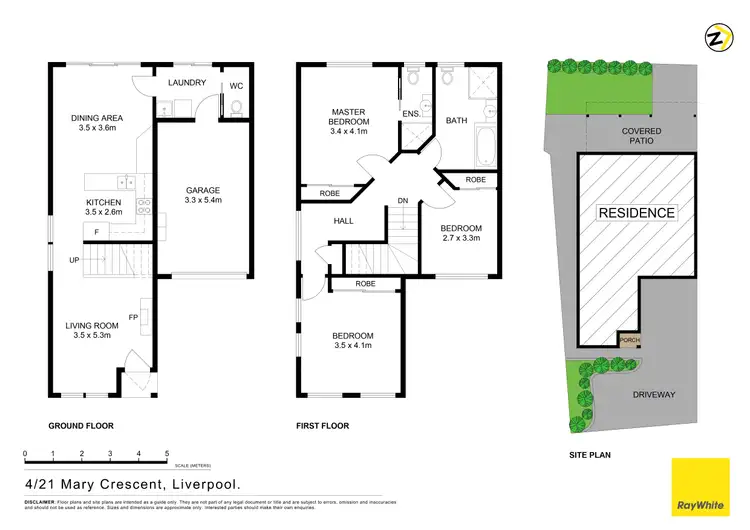 Floorplan of Homely townhouse listing, 4/21 Mary Crescent, Liverpool NSW 2170