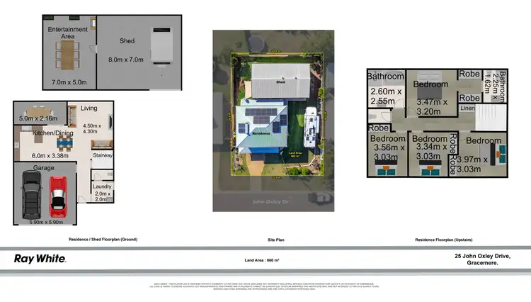 Floorplan of Homely house listing, 25 John Oxley Drive, Gracemere QLD 4702
