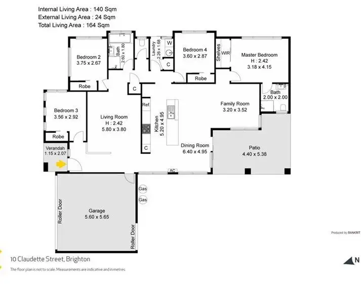 Floorplan of Homely house listing, 10 Claudette Street, Brighton QLD 4017