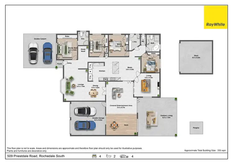 Floorplan of Homely house listing, 509 Priestdale Road, Rochedale South QLD 4123