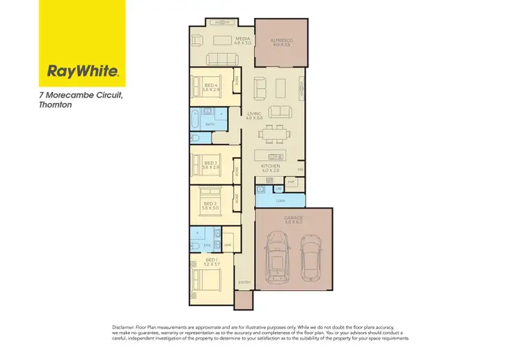 Floorplan of Homely house listing, 7 Morecambe Circuit, Thornton NSW 2322