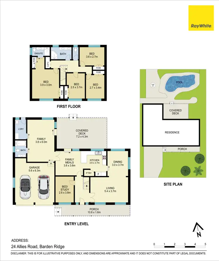 Floorplan of Homely house listing, 24 Allies Road, Barden Ridge NSW 2234
