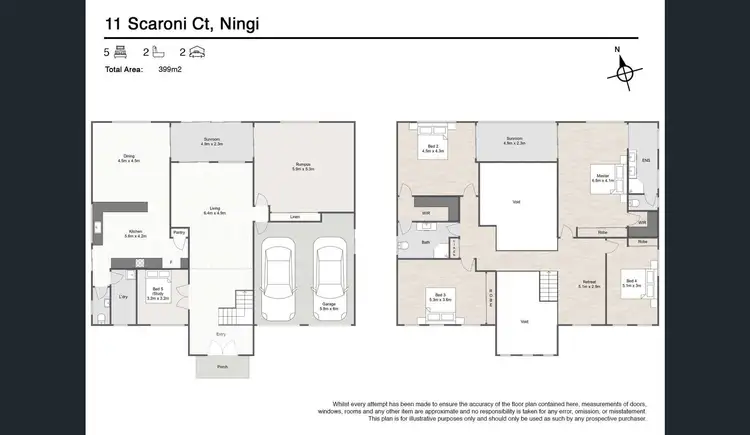 Floorplan of Homely house listing, 11 Scaroni Court, Ningi QLD 4511
