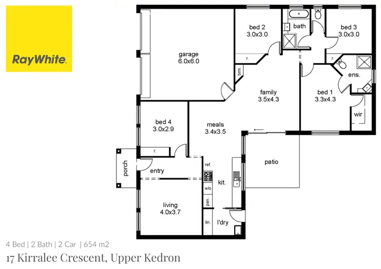 Floorplan of Homely house listing, Address available on request