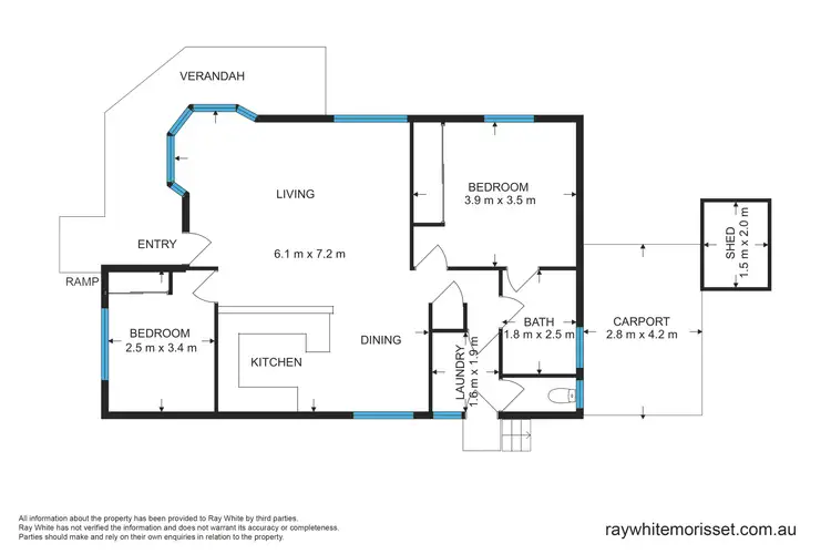 Floorplan of Homely retirement listing, 98/601 Fishery Point Road, Bonnells Bay NSW 2264