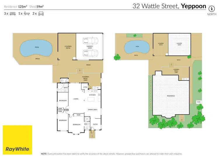 Floorplan of Homely house listing, 32 Wattle Street, Yeppoon QLD 4703
