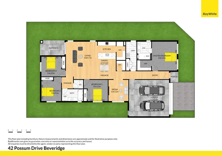 Floorplan of Homely house listing, 42 Possum Drive, Beveridge VIC 3753