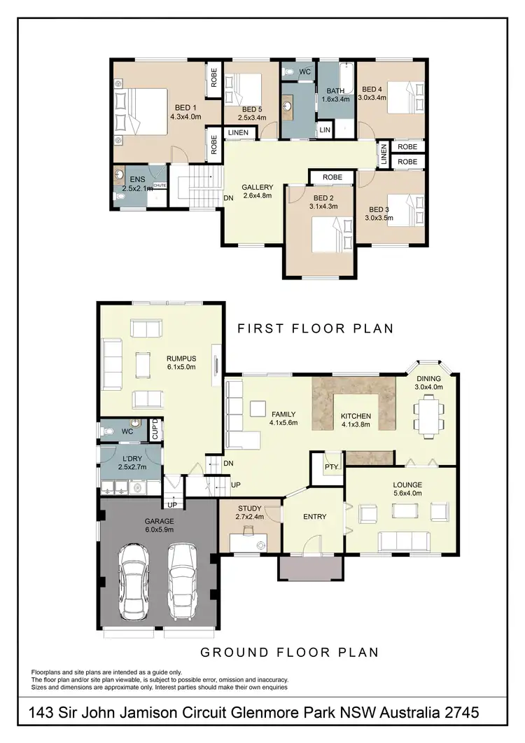 Floorplan of Homely house listing, 143 Sir John Jamison Circuit, Glenmore Park NSW 2745