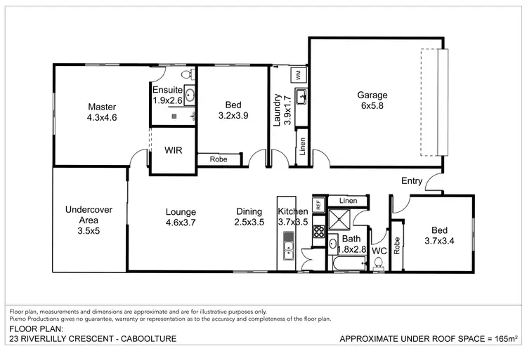 Floorplan of Homely house listing, 23 Riverlilly Crescent, Caboolture QLD 4510
