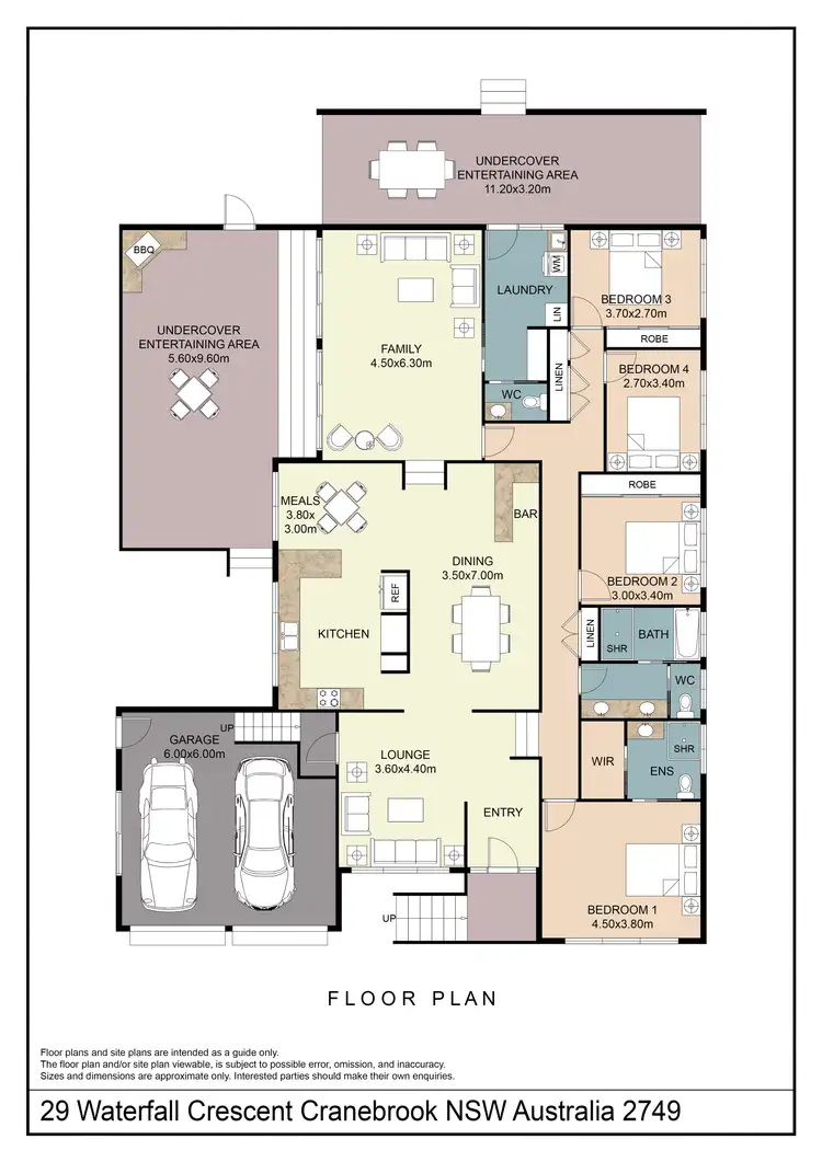 Floorplan of Homely house listing, 29 Waterfall Crescent, Cranebrook NSW 2749