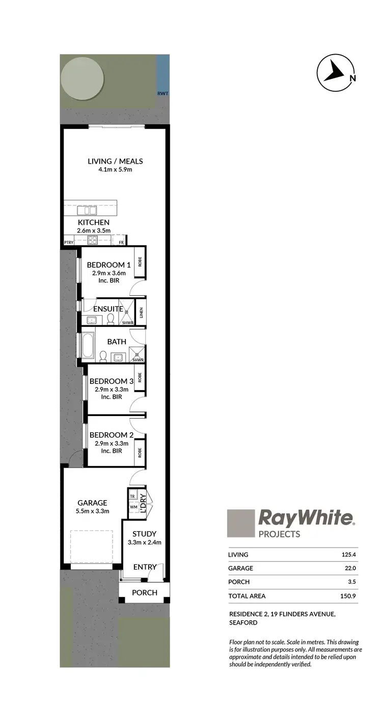 Floorplan of Homely house listing, 1-3, 19 Flinders Avenue, Seaford SA 5169