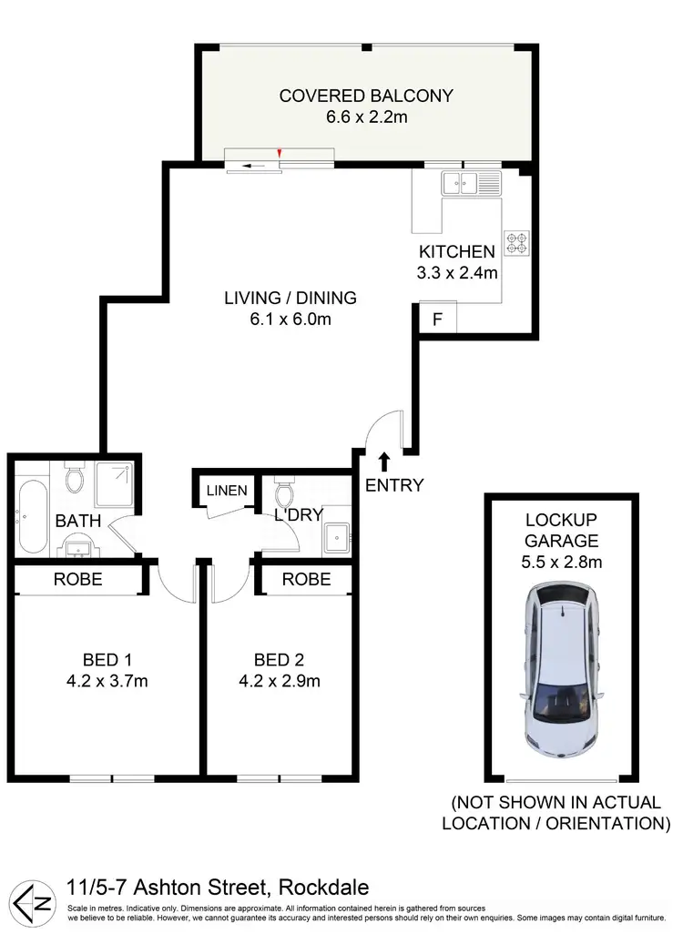 Floorplan of Homely unit listing, 11/5-7 Ashton Street, Rockdale NSW 2216