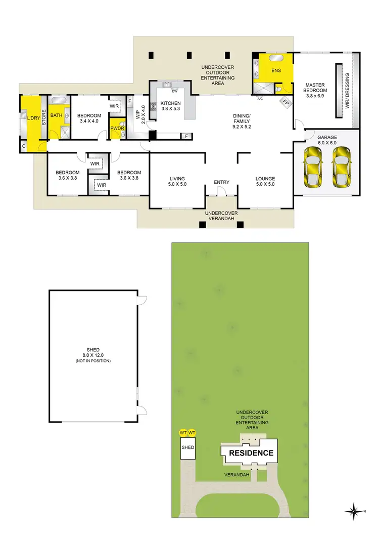 Floorplan of Homely house listing, 58 Tulla Drive, Teesdale VIC 3328