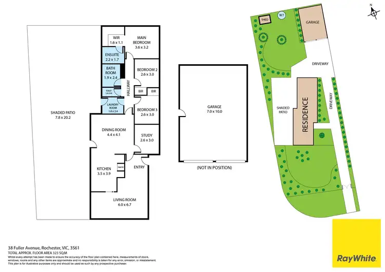 Floorplan of Homely house listing, 38 Fuller Avenue, Rochester VIC 3561