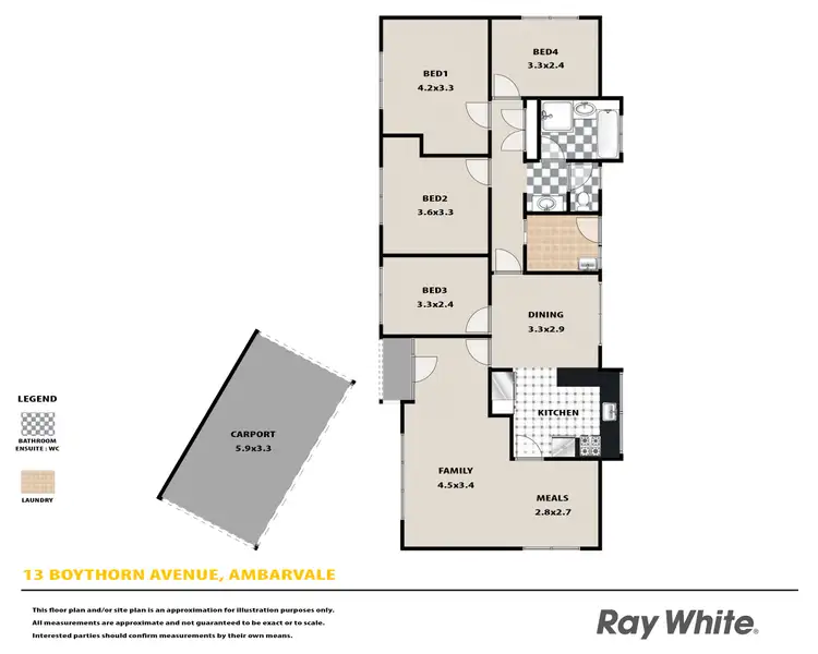 Floorplan of Homely house listing, 13 Boythorn Avenue, Ambarvale NSW 2560