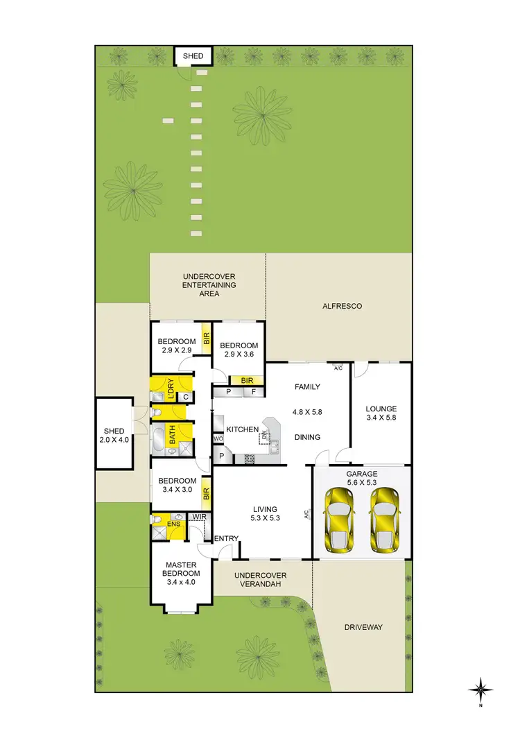 Floorplan of Homely house listing, 8 Smith Street, Grovedale VIC 3216