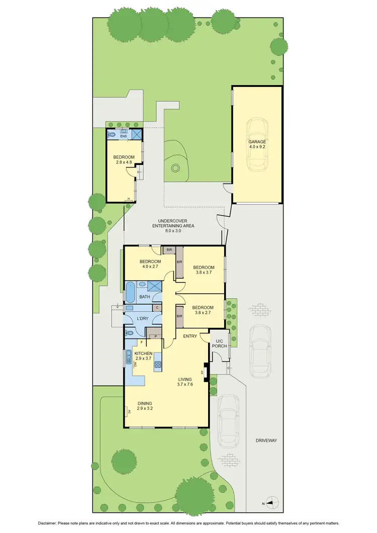 Floorplan of Homely house listing, 28 Wymlet Street, Fawkner VIC 3060