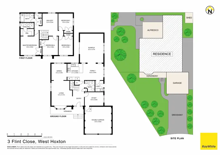 Floorplan of Homely house listing, 3 Flint Close, West Hoxton NSW 2171