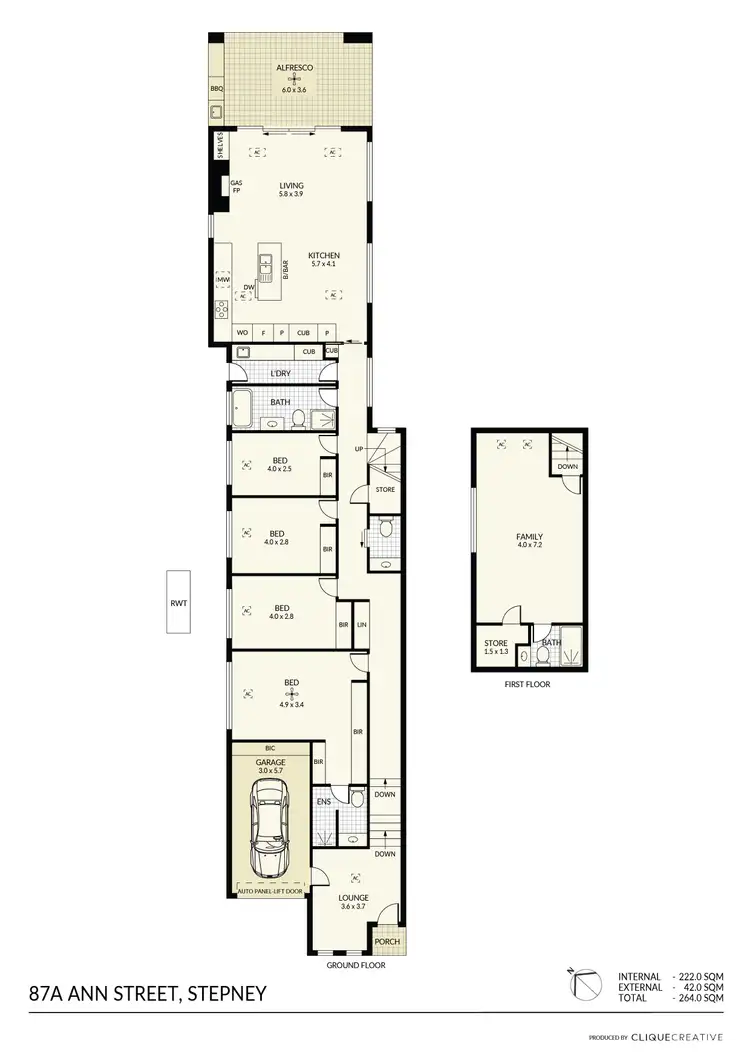 Floorplan of Homely house listing, 87A Ann Street, Stepney SA 5069