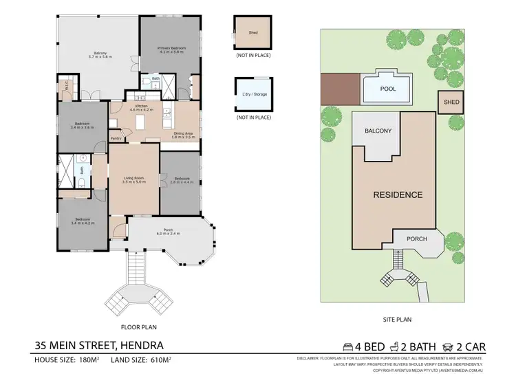 Floorplan of Homely house listing, 35 Mein Street, Hendra QLD 4011