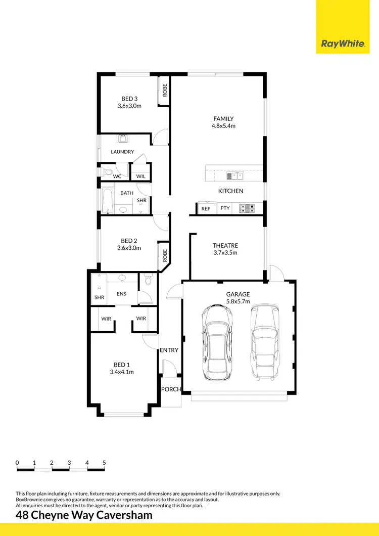 Floorplan of Homely house listing, 48 Cheyne Way, Caversham WA 6055