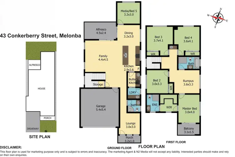 Floorplan of Homely house listing, 43 Conkerberry Street (Melonba), Marsden Park NSW 2765