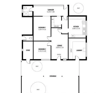 Floorplan of Homely house listing, 2545 Old Princes Highway, Callington SA 5254