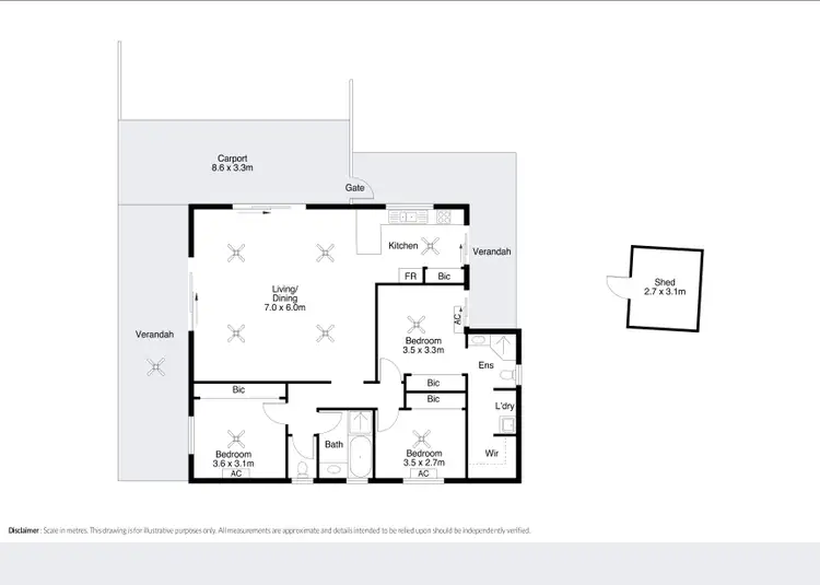 Floorplan of Homely house listing, 7 Barnsley Place, Cable Beach WA 6726