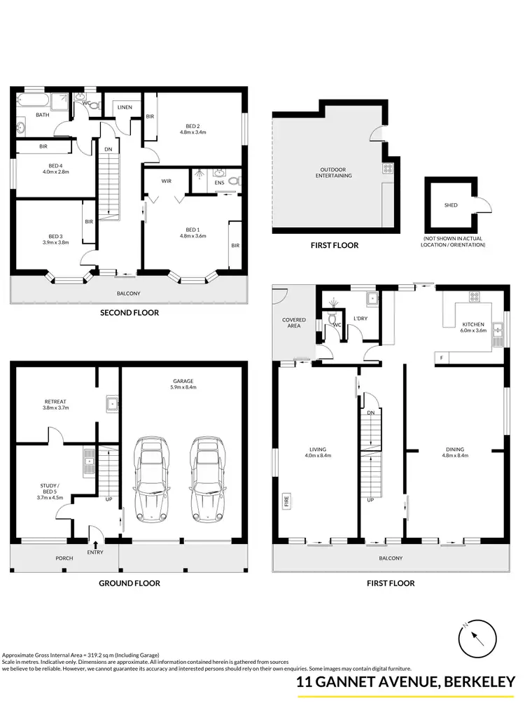 Floorplan of Homely house listing, 11 Gannett Avenue, Berkeley NSW 2506