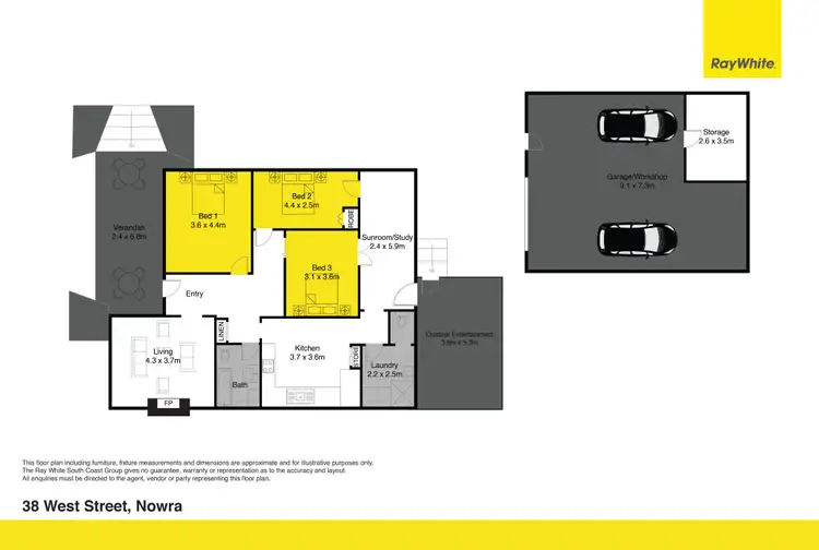 Floorplan of Homely house listing, 38 West Street, Nowra NSW 2541